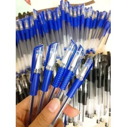 Bút Bi Nước set 100 chiếc, xanh, đen, đỏ, tím