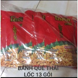 ( CÒN 40K NHẬP SDNGF7 ) 1 LỐC 13 GÓI BÁNH QUE THÁI LAN DOAKBUA 25g 1GÓI DATE 12 THÁNG – BANHQUE1LOC