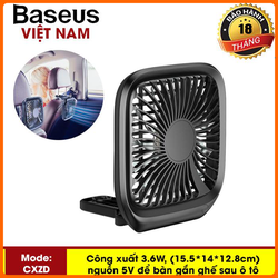 >> SO SÁNH GIÁ QUẠT MINI ĐỂ BÀN 4 CHẾ ĐỘ LÀM MÁT HIỆU BASEUS BENKS - HÀNG CHÍNH HÃNG | Shopee Lazada Sendo Tiki | Nên mua ở đâu rẻ nhất 170 Quạt mini để bàn hoặc gắn ghế sau ô tô Baseus với 3 Tốc Độ làm mát sử dụng nguồn USB dùng cho nhân viên Văn Phòng hoặc trên xe hơi - Phân phối bởi TopLink
