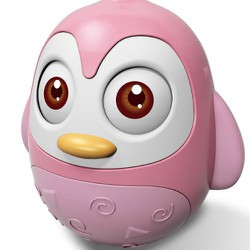 Đồ chơi lật đật chim cánh cụt hồng Huanger HE0202