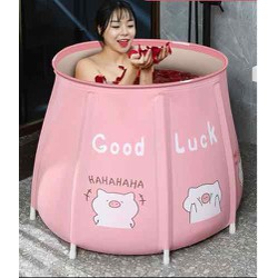 (Hàng sẵn) Bồn tắm di động Camva cao cấp cho chị em ngâm mình, giữ nhiệt tốt (Có thể gấp gọn) – LuYe02