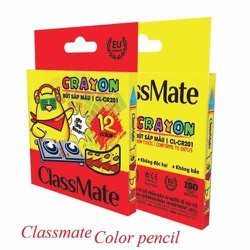 Bút sáp 12 màu Class Mate CL-CR201