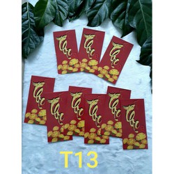 Mẫu bao lì xì chữ Thọ 2021
