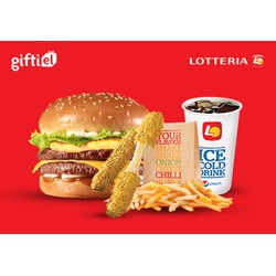 Evoucher Lotteria - Hawaii Burger For Couple