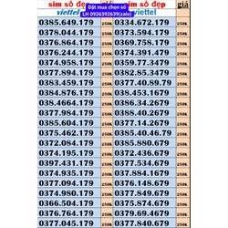 sim viettel thần tài 79 đòng giá chỉ 250k