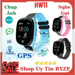 Đồng hồ thông minh định vị trẻ em HW11 Định vị GPS chính xác, Chống nước 3ATM, Tiếng Việt 100% Món quà tuyệt vời dành cho bé