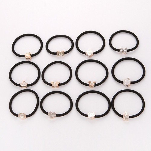 SET 10 CHUN BUỘC TÓC HÌNH THÚ CƯNG CUTE PHÔ MAI QUE