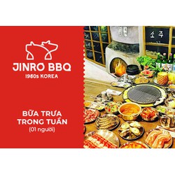 Evoucher Jinro BBQ - Buffet bữa trưa trong tuần (1 người)