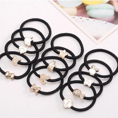 SET 10 CHUN BUỘC TÓC HÌNH THÚ CƯNG CUTE PHÔ MAI QUE