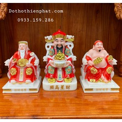 COMBO Cặp Thần Tài Ông Địa+Ông Thần Phát Màu Đỏ rất đẹp – 000299