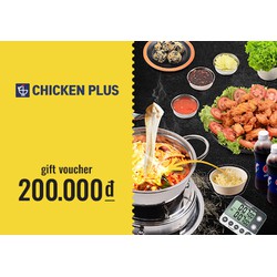 Evoucher Chicken Plus - Phiếu quà tặng 200k
