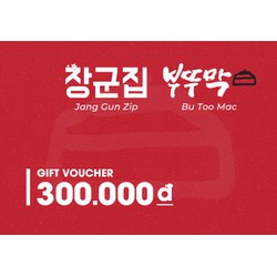 Phiếu quà tặng Jang G.un Zip/ Bu Too Mac 300k