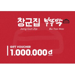 Phiếu quà tặng Jang G.un Zip/ Bu Too Mac 1000k