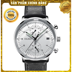 Đồng hồ nam dây da chính hãng OLIKA