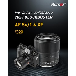 (CÓ SẴN) Ống kính Viltrox 56mm F1.4 Auto Focus cho Fujifilm và Sony – Chính hãng – Bảo hành 1 đổi 1 – Tặng kèm quà tặng – Viltrox 56mm F1.4