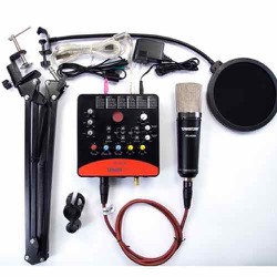 Bộ thu âm livestream icon upod pro và mic pc k600 cao cấp âm thanh cực chất kèm phụ kiện