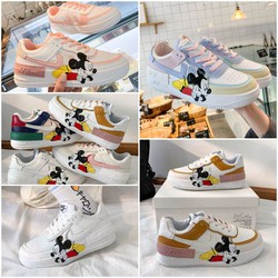 Giày nữ sneanker AFR thể thao + hình micky siêu dễ thương