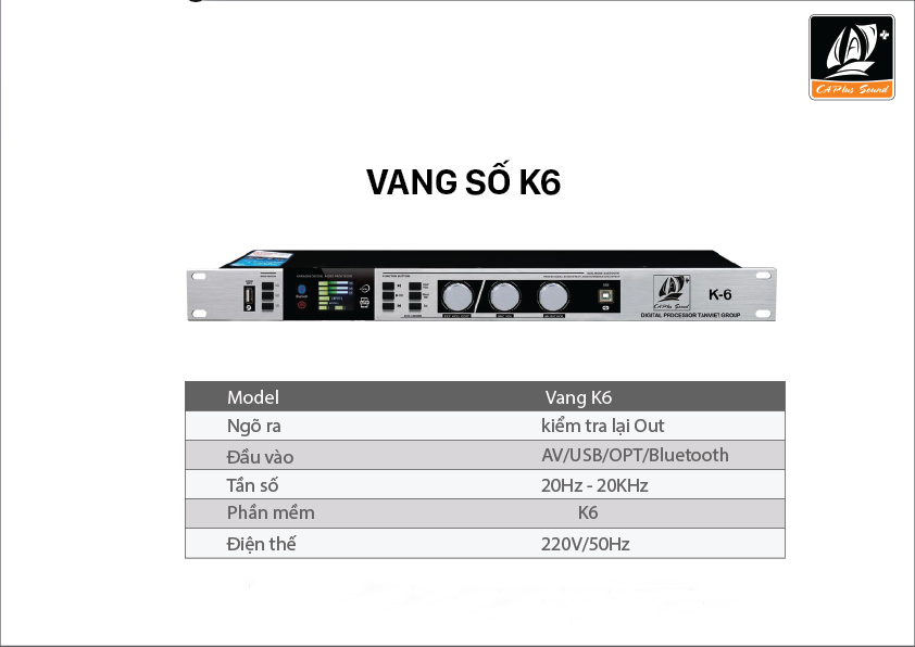 Vang số CaPlus K6