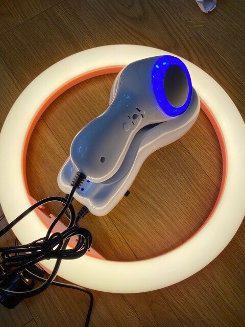 Búa lạnh mini điện di lạnh massage dùng trong spa, thẩm mỹ viện