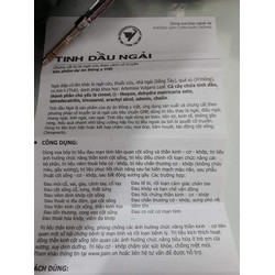 Tinh dầu ngải