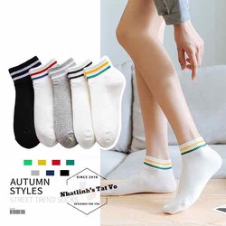 TẤT, VỚ HAI SỌC NGẮN
