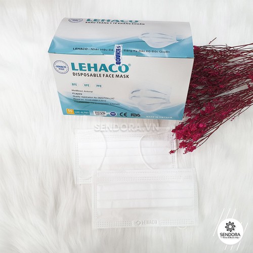 Khẩu trang y tế Lehaco 4 lớp kháng khuẩn