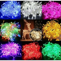 Bộ đèn nháy - combo 10 bộ đèn nháy trang trí 5m nhiều màu