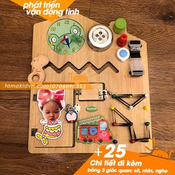 Bảng bận rộn cho bé từ 6 tháng giúp bé phát triển toàn diện an toàn