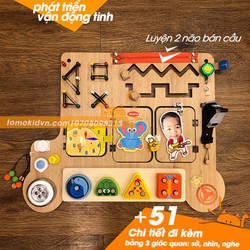 Bảng bận rộn cho bé từ 6 tháng giúp bé phát triển toàn diện an toàn