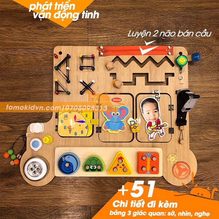 Bảng bận rộn cho bé từ 6 tháng giúp bé phát triển toàn diện an toàn