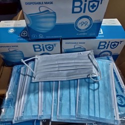 khẩu trang y tế 4 lớp màu xanh