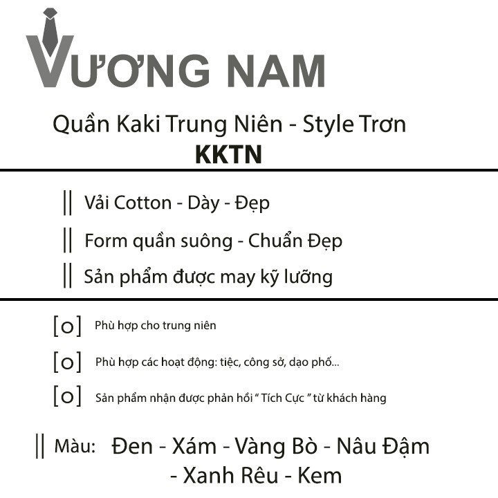 Hình ảnh Quần kaki nam ống suông trung niên đẹp cao cấp vải dày form chuẩn