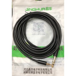 Dây chuyển từ jack 3.5 ly ra 6.5ly dài 5 mét màu đen tốt