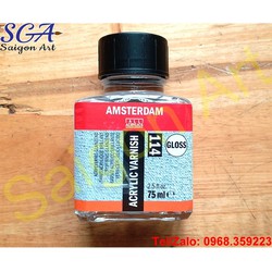 Véc-ni phủ bóng Acrylic AMSTERDAM chai 75ml