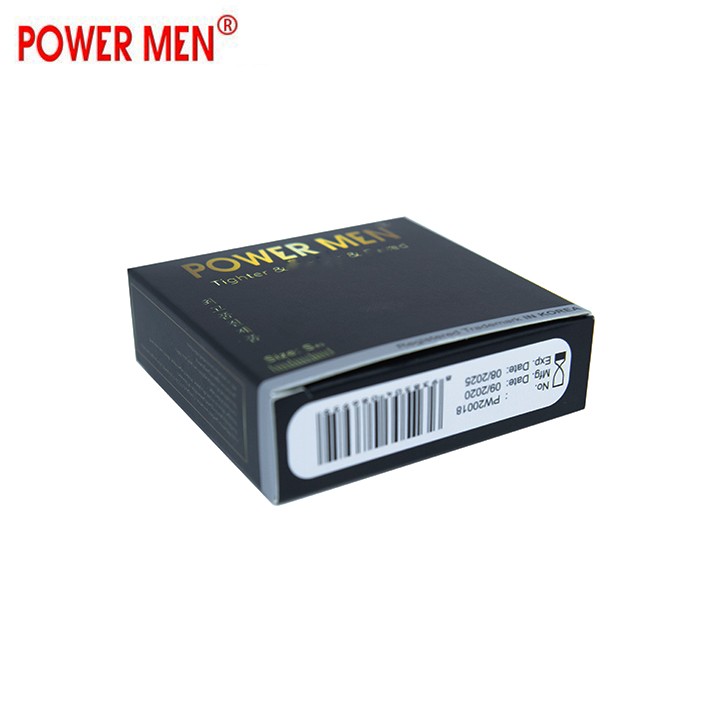 Hình ảnh Combo 5 hộp bao cao su Powermen size 49mm