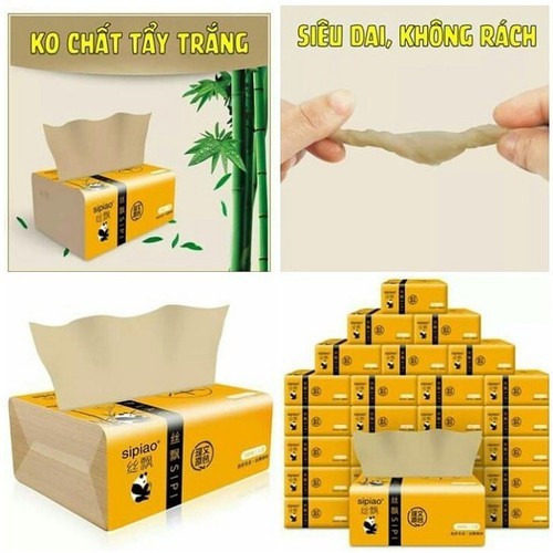 Hình ảnh combo 2 gói giấy ăn gấu trúc