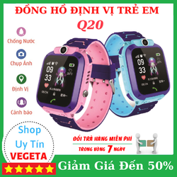 (Bảo Hành 12 Tháng) Đồng hồ định vị trẻ em Q20 Lắp Sim Nghe Gọi – Đồng hồ trẻ em Q20