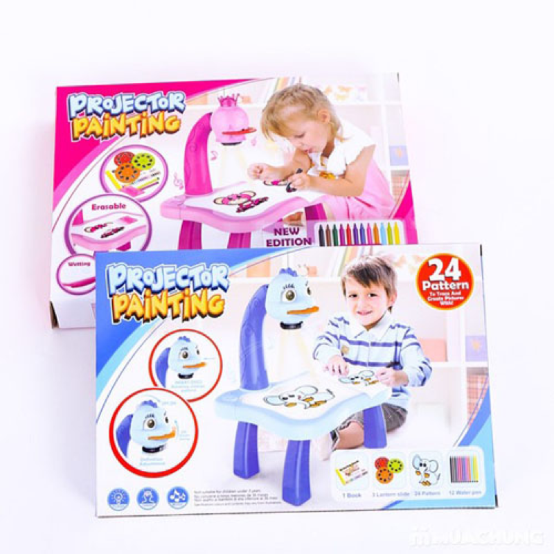 Đèn học - bàn vẽ cho bé