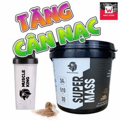 Sữa Tăng Cân Tăng Cơ SUPER MASS Hãng Muscle King 2.25kg (90 ser) + Tặng bình shaker 700ml Sữa Tăng Cân Tăng Cơ SUPER MASS Hãng Muscle King 2.25kg (90 ser) + Tặng bình shaker 700ml