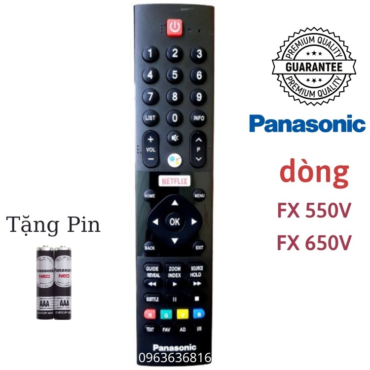 Hình ảnh Điều khiển tivi Panasonic. giọng nói- Hàng mới chính hãng 100%