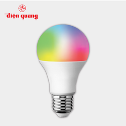 Đèn LED Bulb Thông Minh Điện Quang Apollo ĐQ SBU11A60SM 077DW 7W, đa chức năng, điều khiển sắc màu RGB, SIG Mesh