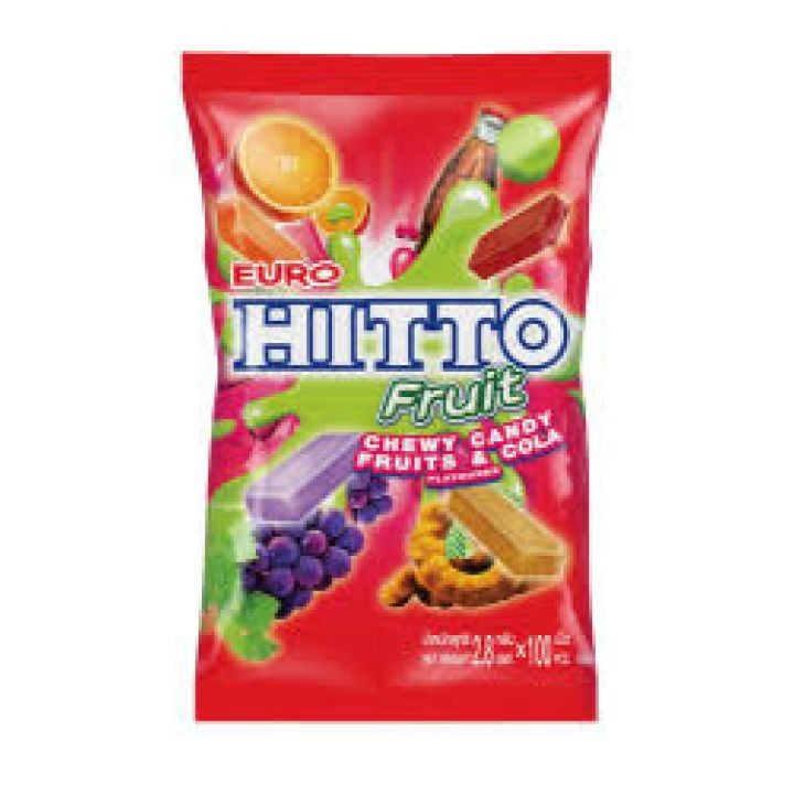 Kẹo trái cây Hitto thái lan 280G(gần 100 cái)