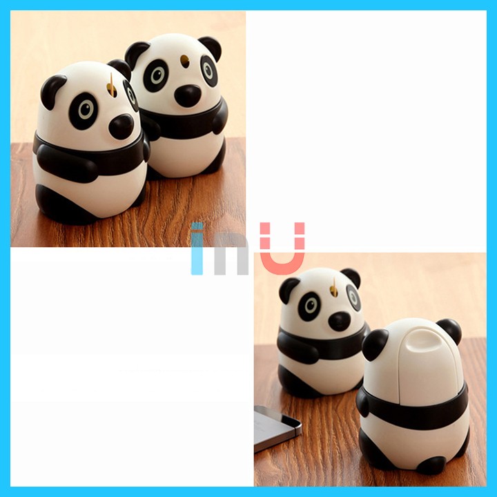 Hình ảnh Hủ đựng tăm nhấn tăm tự động hình gấu trúc Panda dễ thương cute
