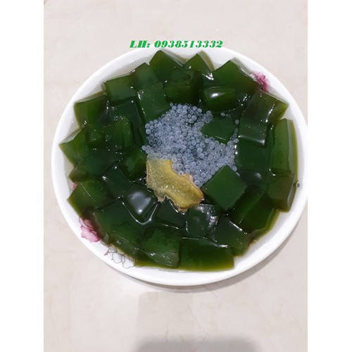 400gr LÁ SƯƠNG SÂM LÔNG KHÔ LÀM THẠCH SƯƠNG SÂM KÈM NANG MỰC