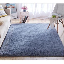 Thảm Lông Trơn Trải Sàn Cao Cấp, Lông Dài 4cm, Kích Thước 1M6X2M3