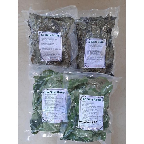 400gr LÁ SƯƠNG SÂM LÔNG KHÔ LÀM THẠCH SƯƠNG SÂM KÈM NANG MỰC