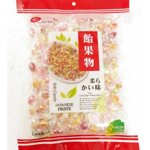 Kẹo mềm kim cương nhân trái cây 8 vị Nhật Bản gói 300g