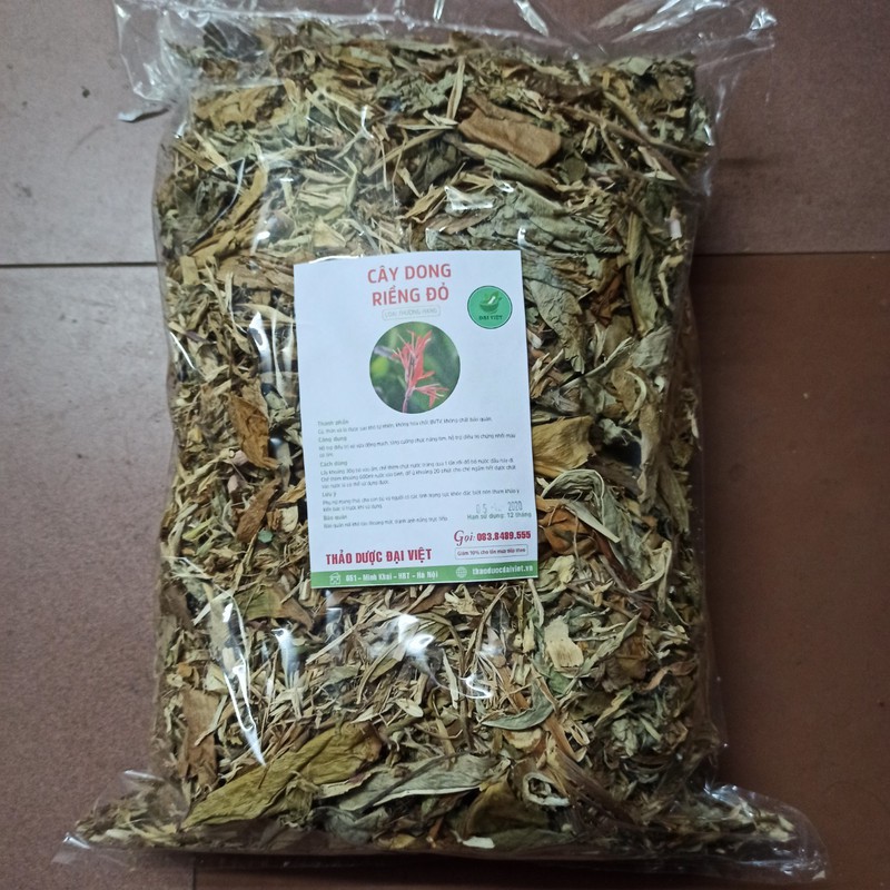 Cây dong riềng đỏ - gói 1kg - DL162