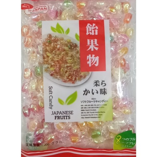 Kẹo mềm kim cương nhân trái cây 8 vị Nhật Bản gói 300g