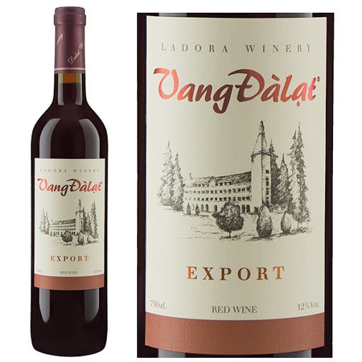 Rượu Vang Đà Lạt Export Red Wine
